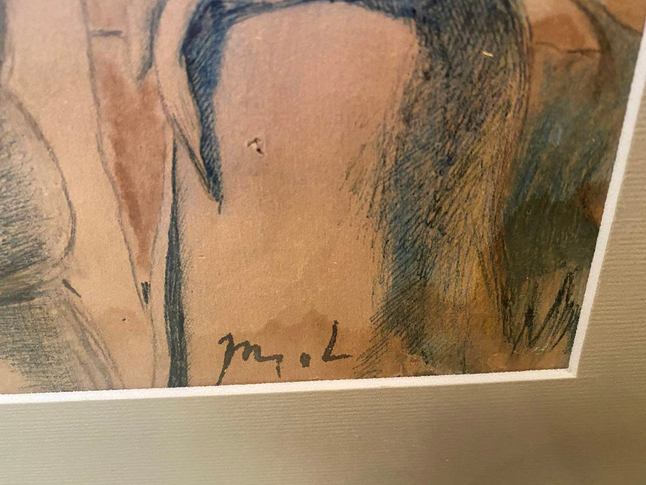 Artwork by Mikhail Larionov, Hell, Made of Mixed Media, Paper 