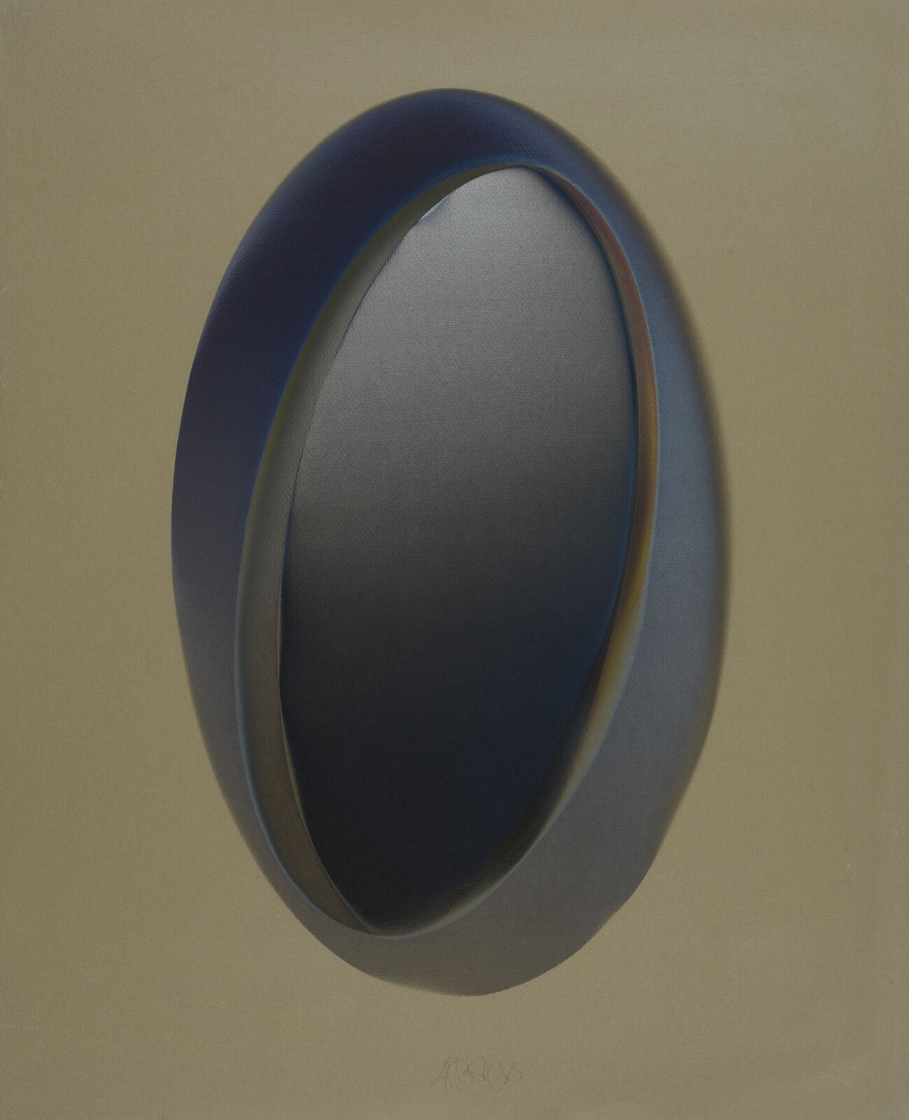 MELIN Vapor Drawing by Larry Bell, 1985