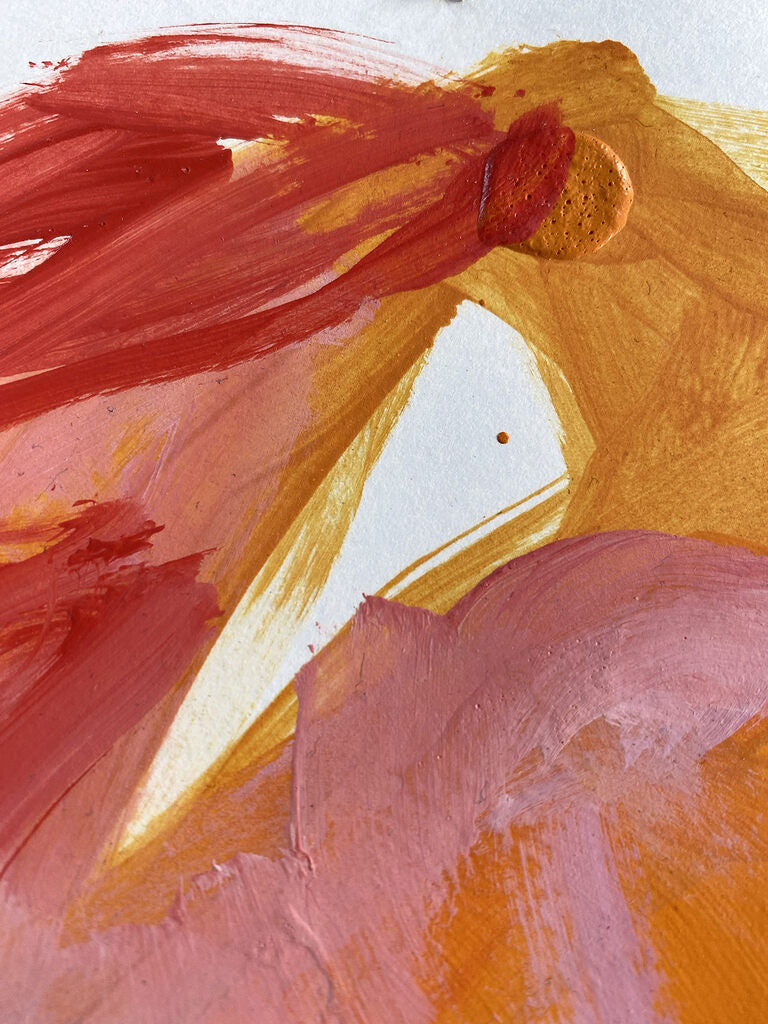 Artwork by Laura Basterra Sanz, Always home N7, Made of Acrylic on 300gr paper 