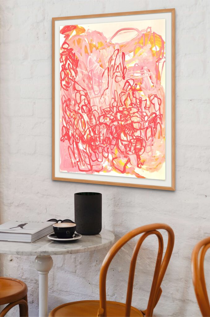 Artwork by Laura Basterra Sanz, Always home N7, Made of Acrylic on 300gr paper 