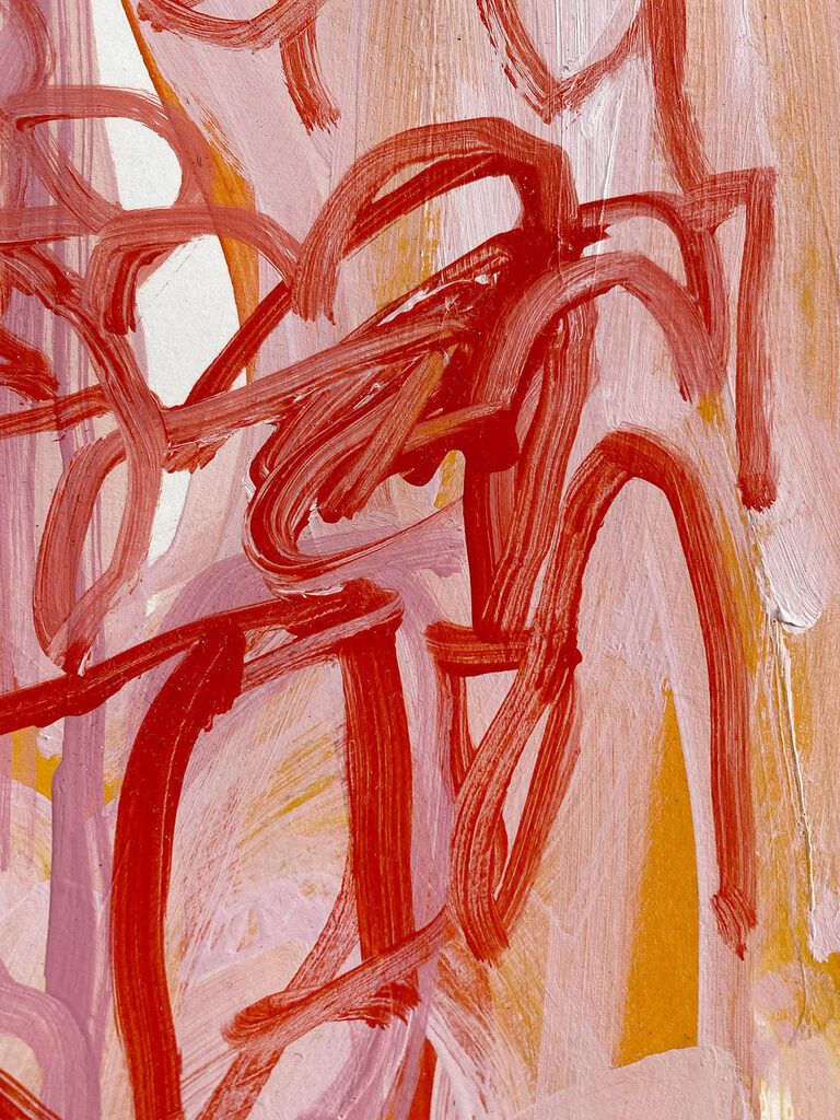 Artwork by Laura Basterra Sanz, Always home N7, Made of Acrylic on 300gr paper 