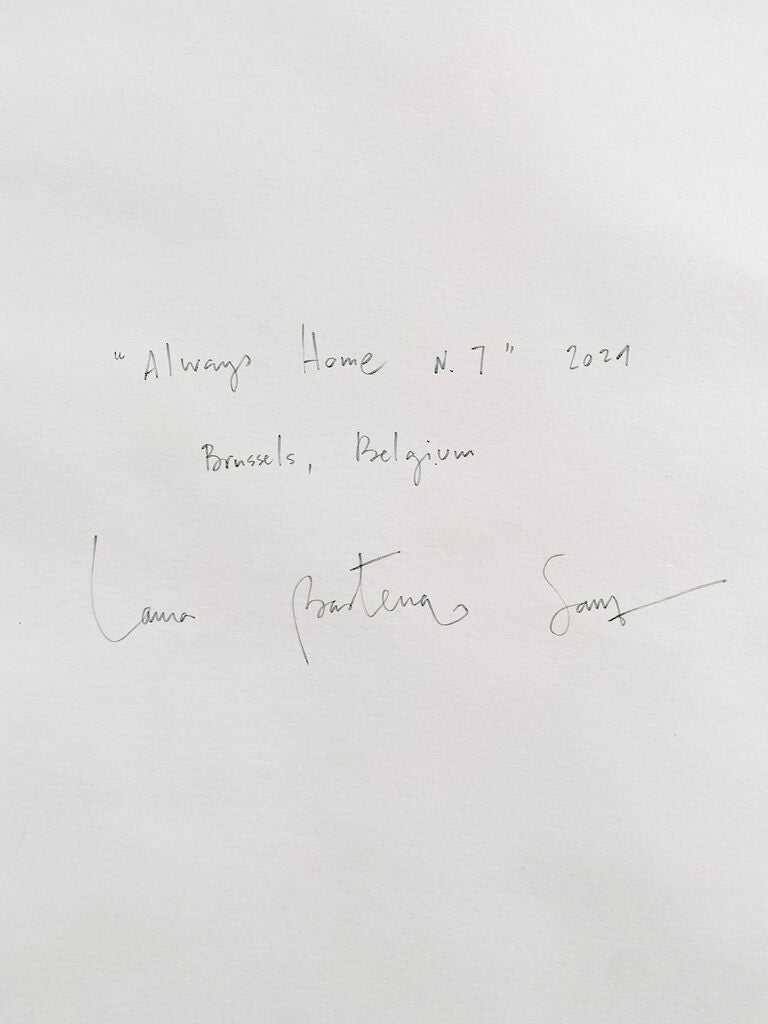 Artwork by Laura Basterra Sanz, Always home N7, Made of Acrylic on 300gr paper 