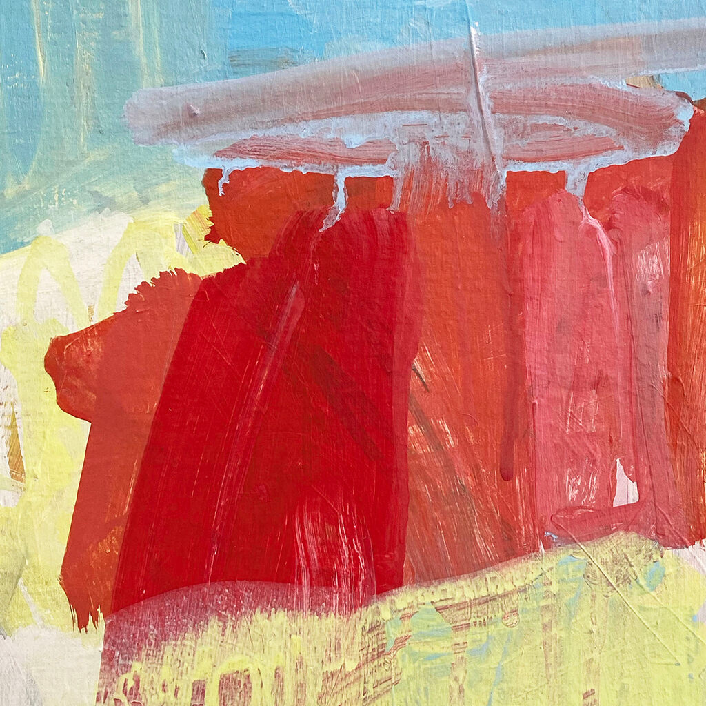 Artwork by Laura Basterra Sanz, Community Triptych, Made of Mixed media on canvas 