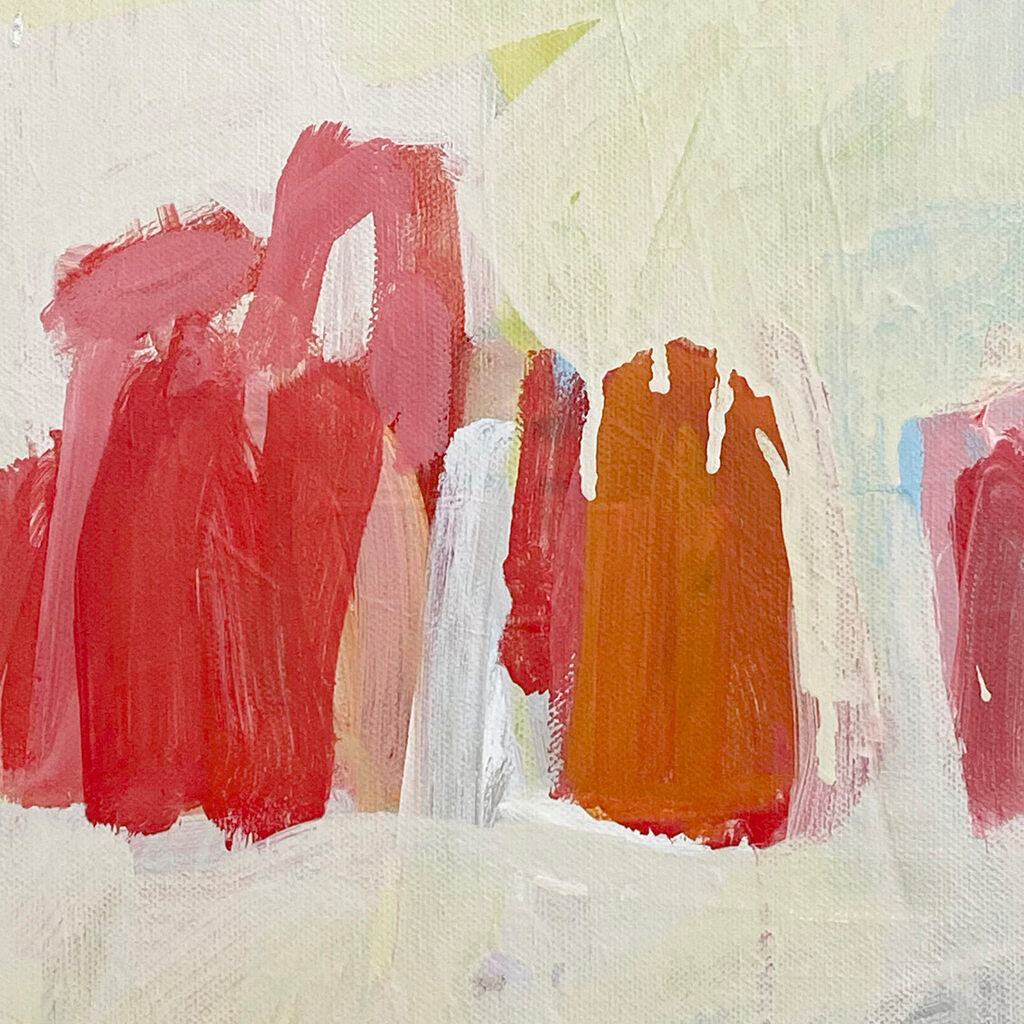 Artwork by Laura Basterra Sanz, Community Triptych, Made of Mixed media on canvas 