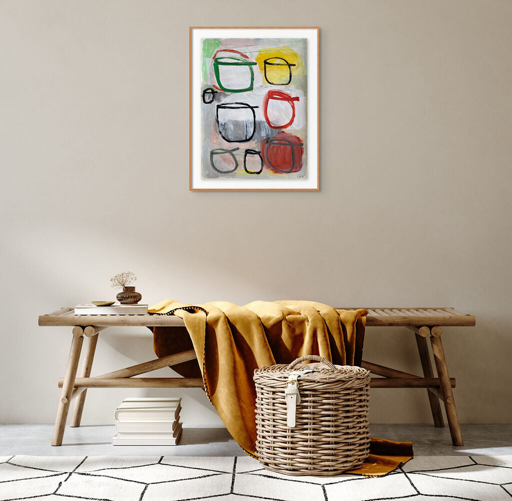 Artwork by Laura Basterra Sanz, Morning routine, Made of Acrylic on paper 