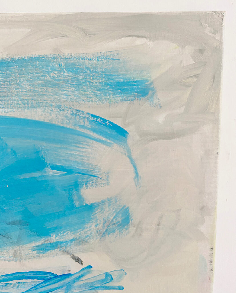 Artwork by Laura Basterra Sanz, Untitled (summer breeze), Made of Acrylic on linen 