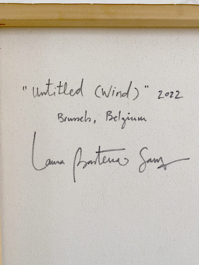 Artwork by Laura Basterra Sanz, Untitled (Wind), Made of Acrylic on canvas 