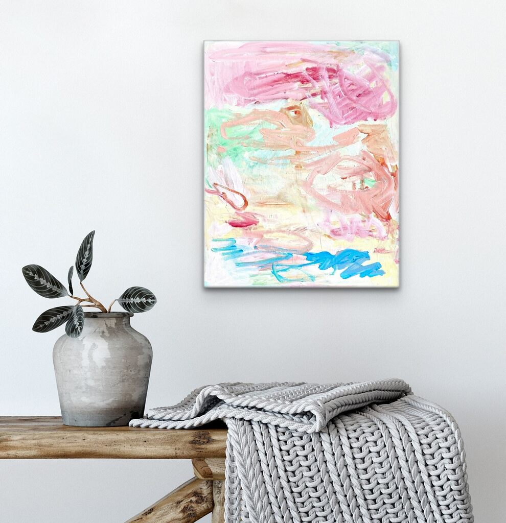 Artwork by Laura Basterra Sanz, Untitled (Wind), Made of Acrylic on canvas 