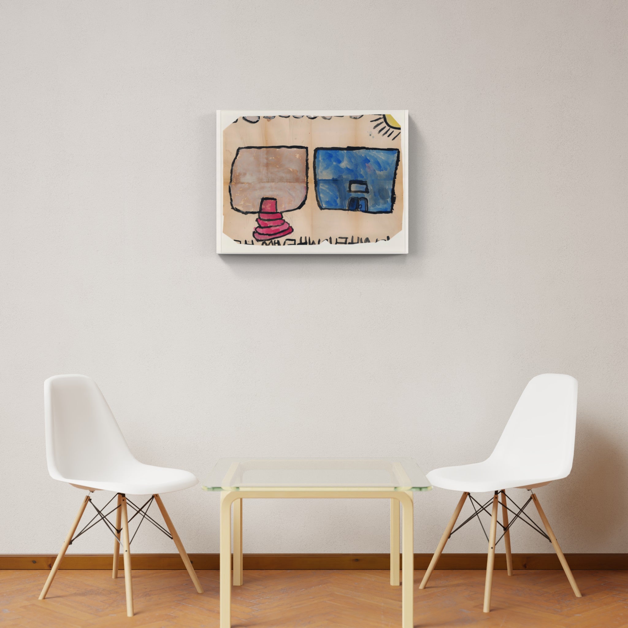 Artwork by Laura Craig McNellis, Untitled, Made of Tempera 