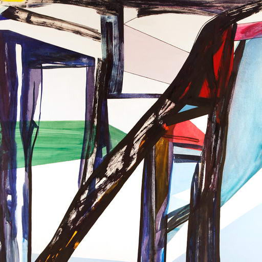 Artwork by Laura Newman, Beach House, Made of Oil and acrylic on canvas 