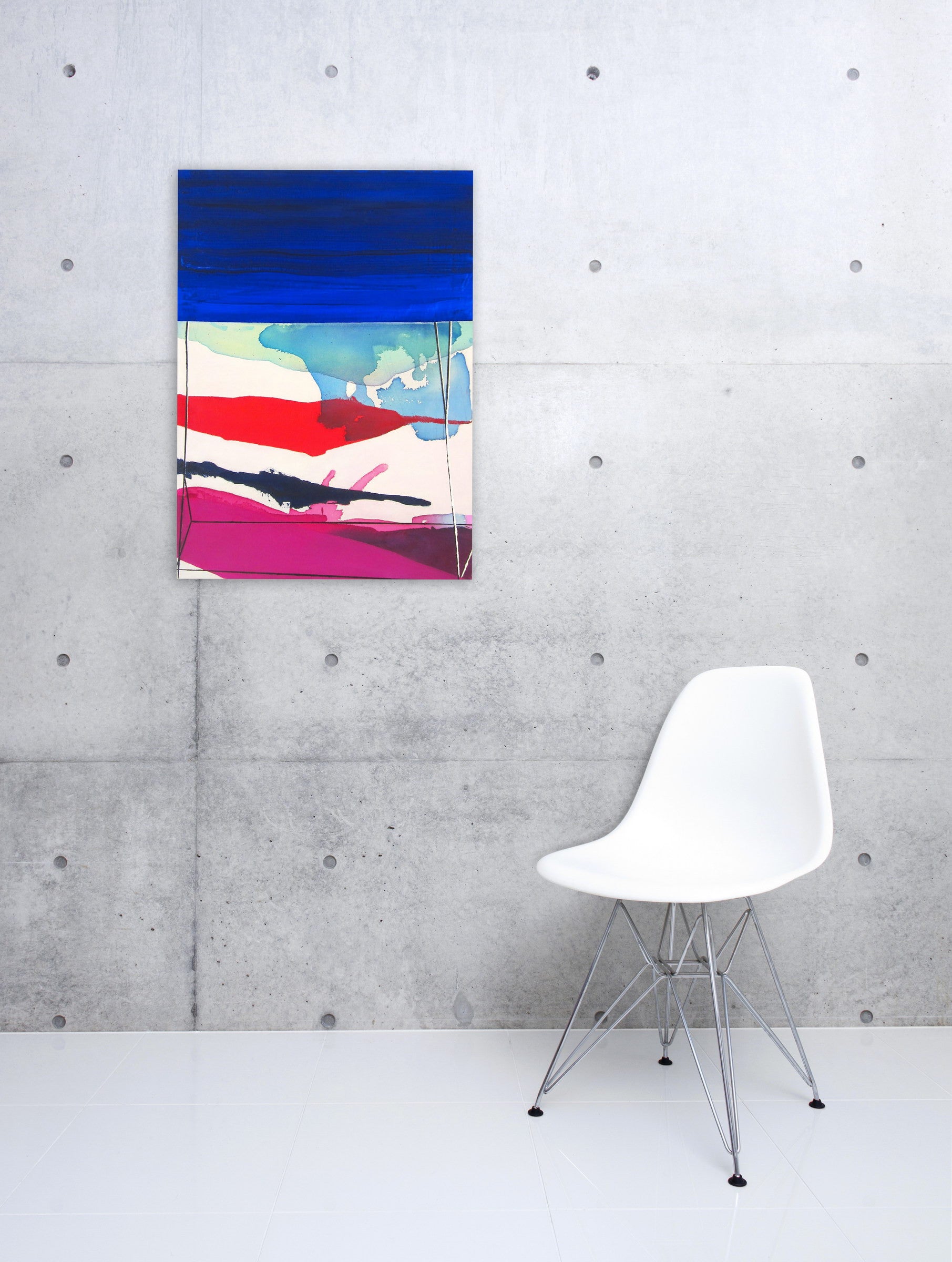 Artwork by Laura Newman, Blind, Made of Oil and acrylic on canvas 