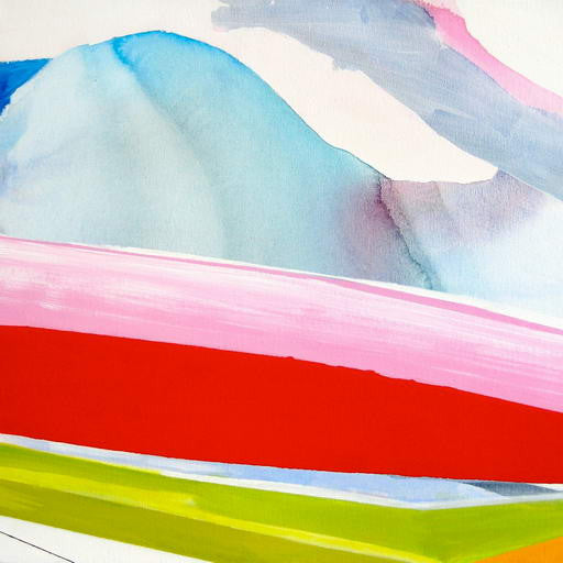 Artwork by Laura Newman, Viewing Platform, Made of Oil and acrylic on canvas 