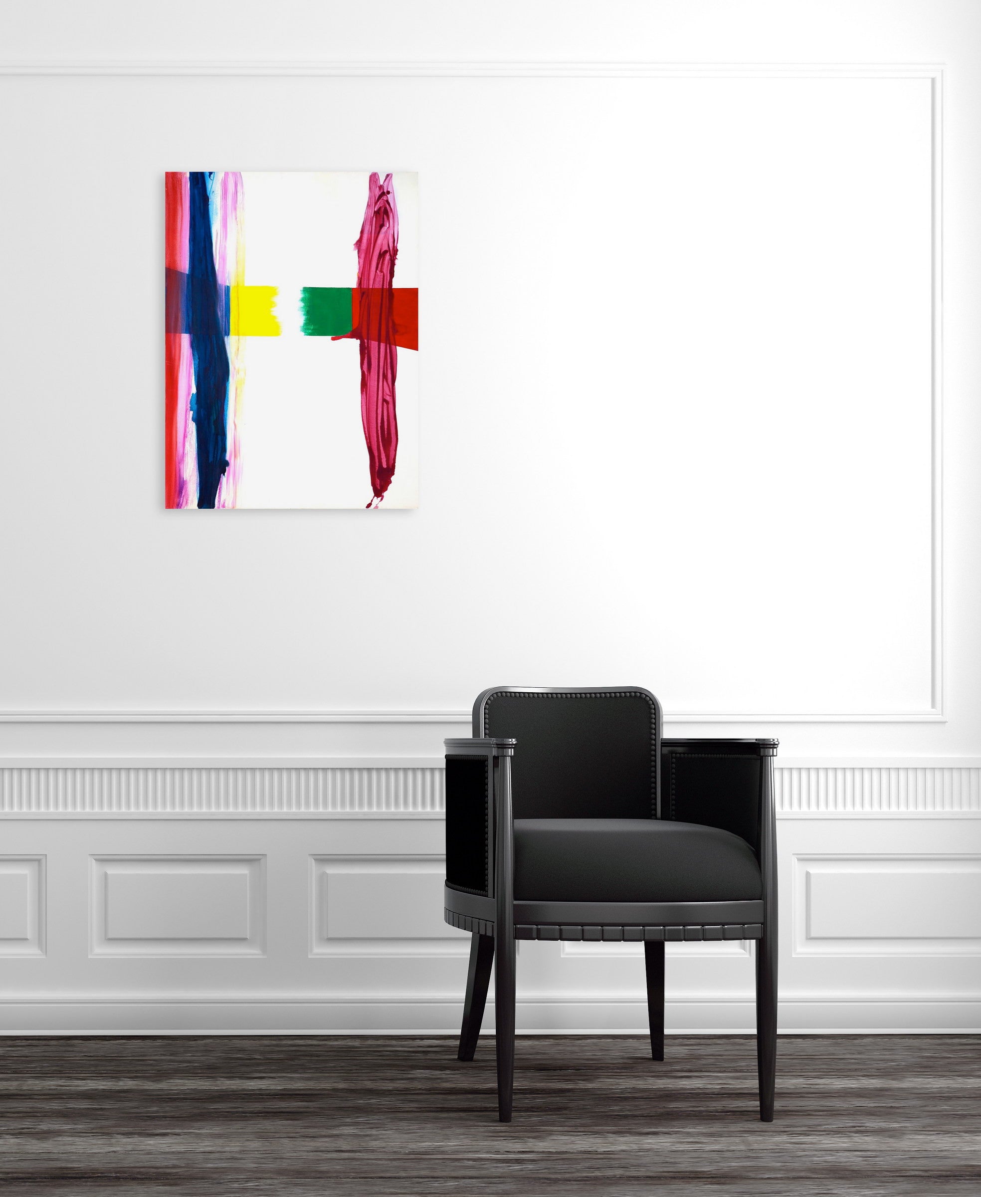 Artwork by Laura Newman, White Light, Made of Oil and acrylic on canvas 