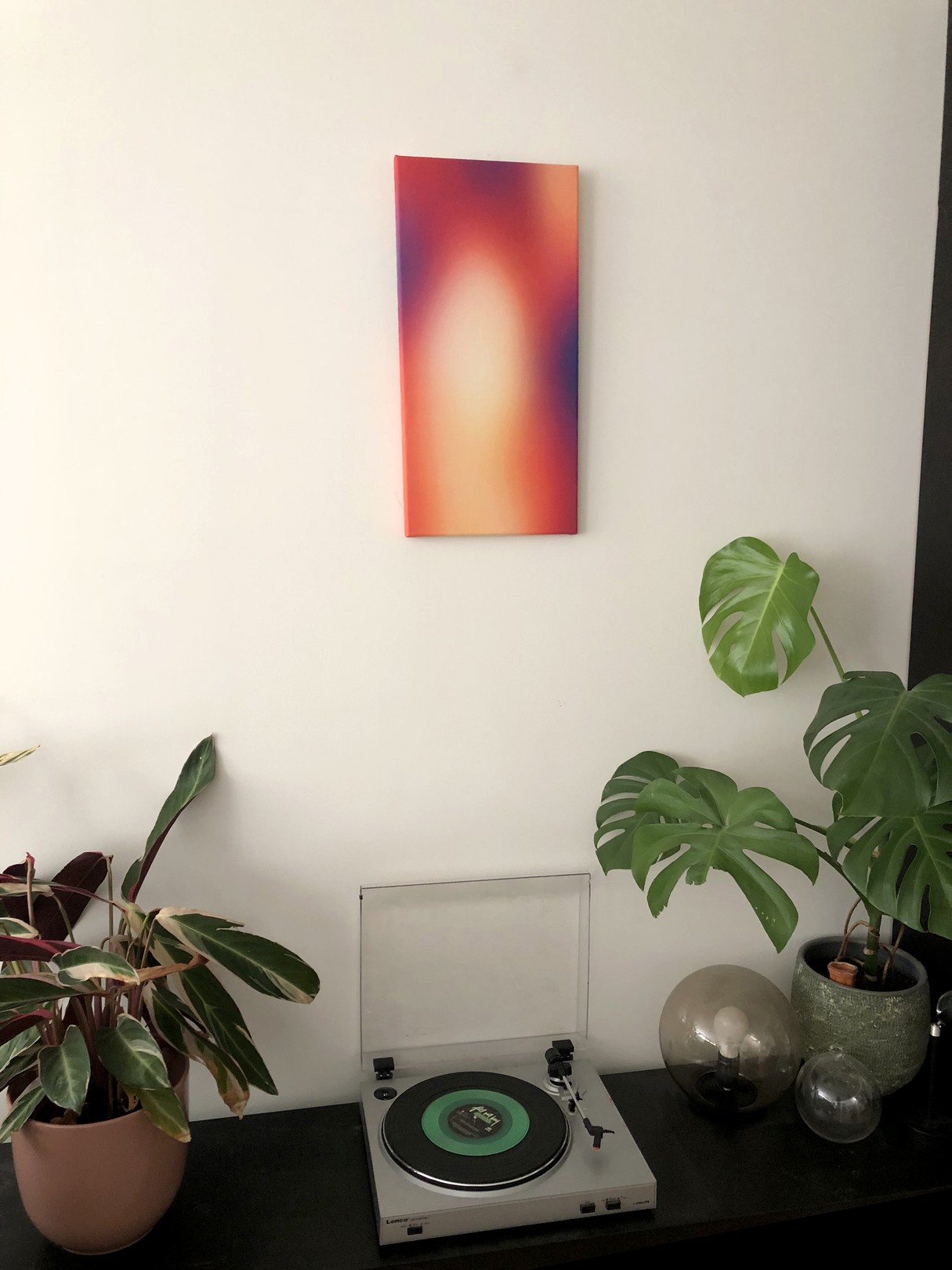 A soft, abstract gradient blending warm and cool tones.