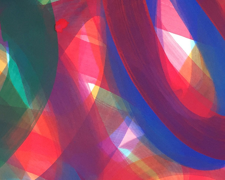 Artwork by Leon Phillips, Squirm 2, Made of Gouache on Fabriano paper 