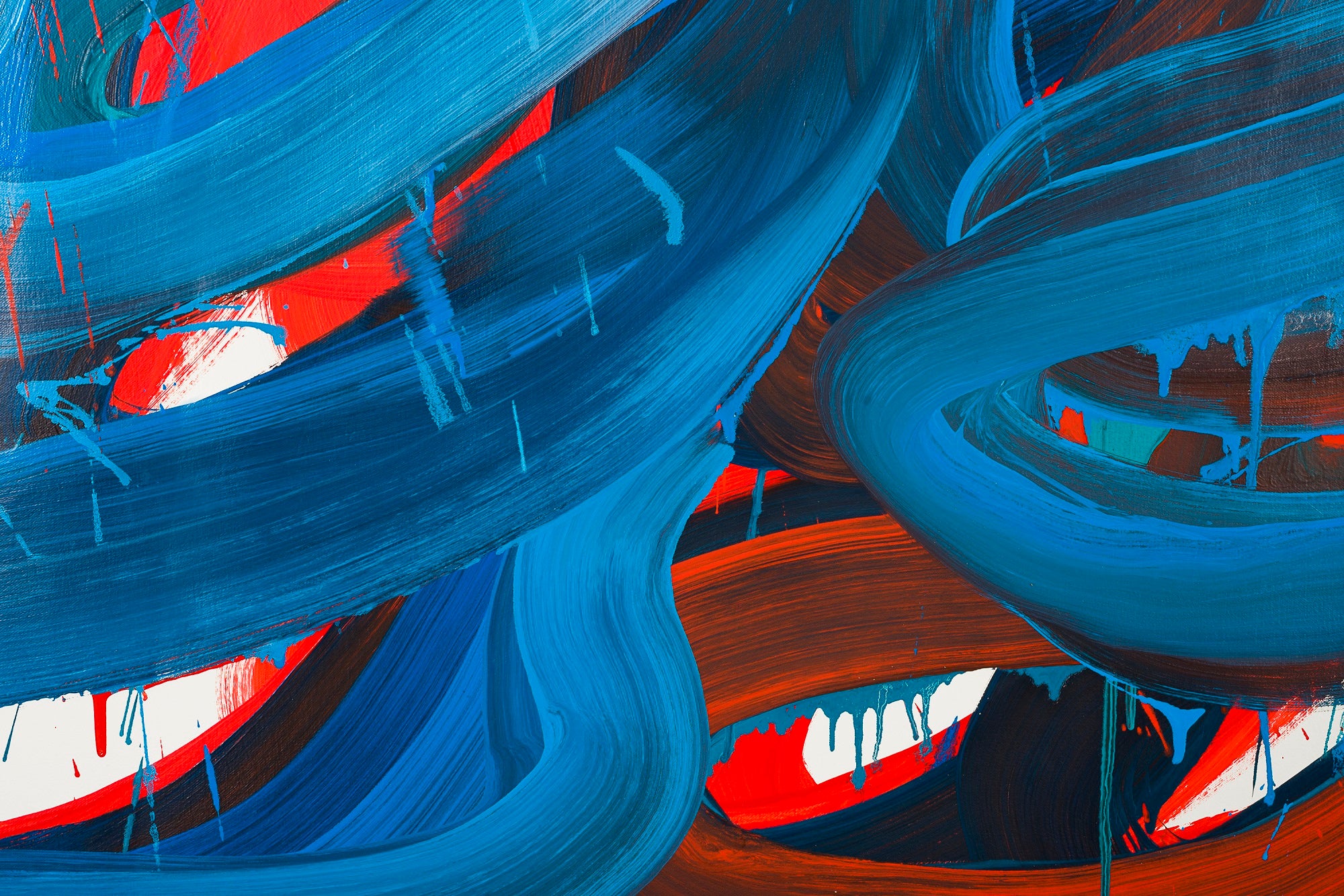 Artwork by Leon Phillips, Swirl 3, Made of Oil on canvas 