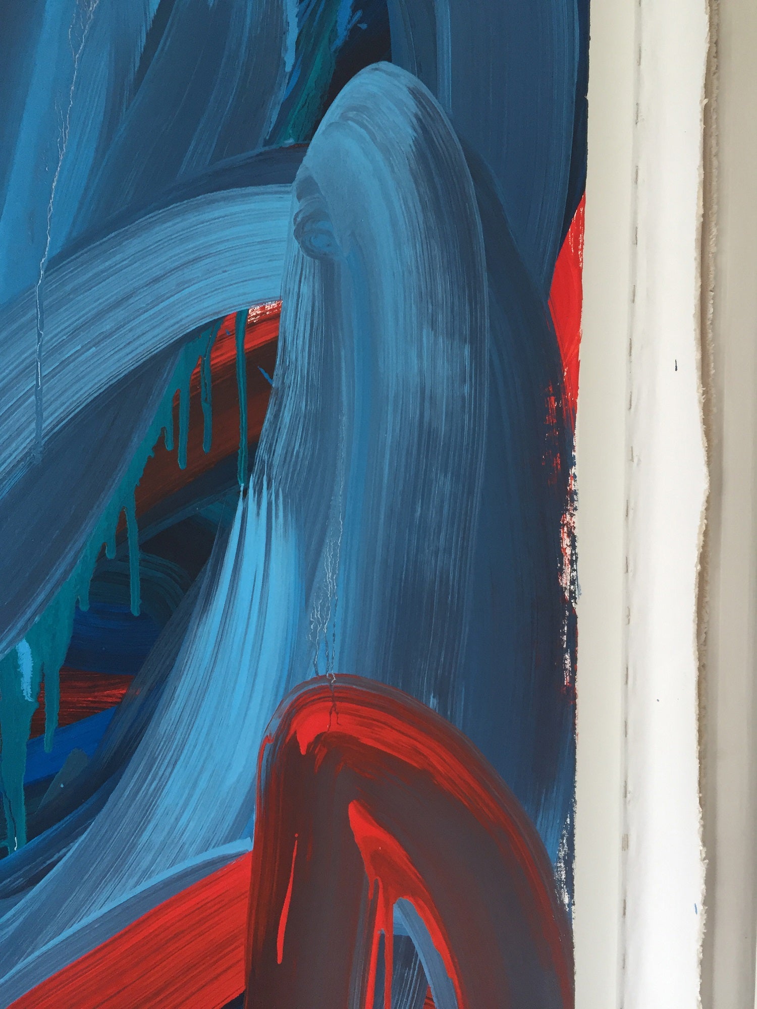 Artwork by Leon Phillips, Swirl 3, Made of Oil on canvas 