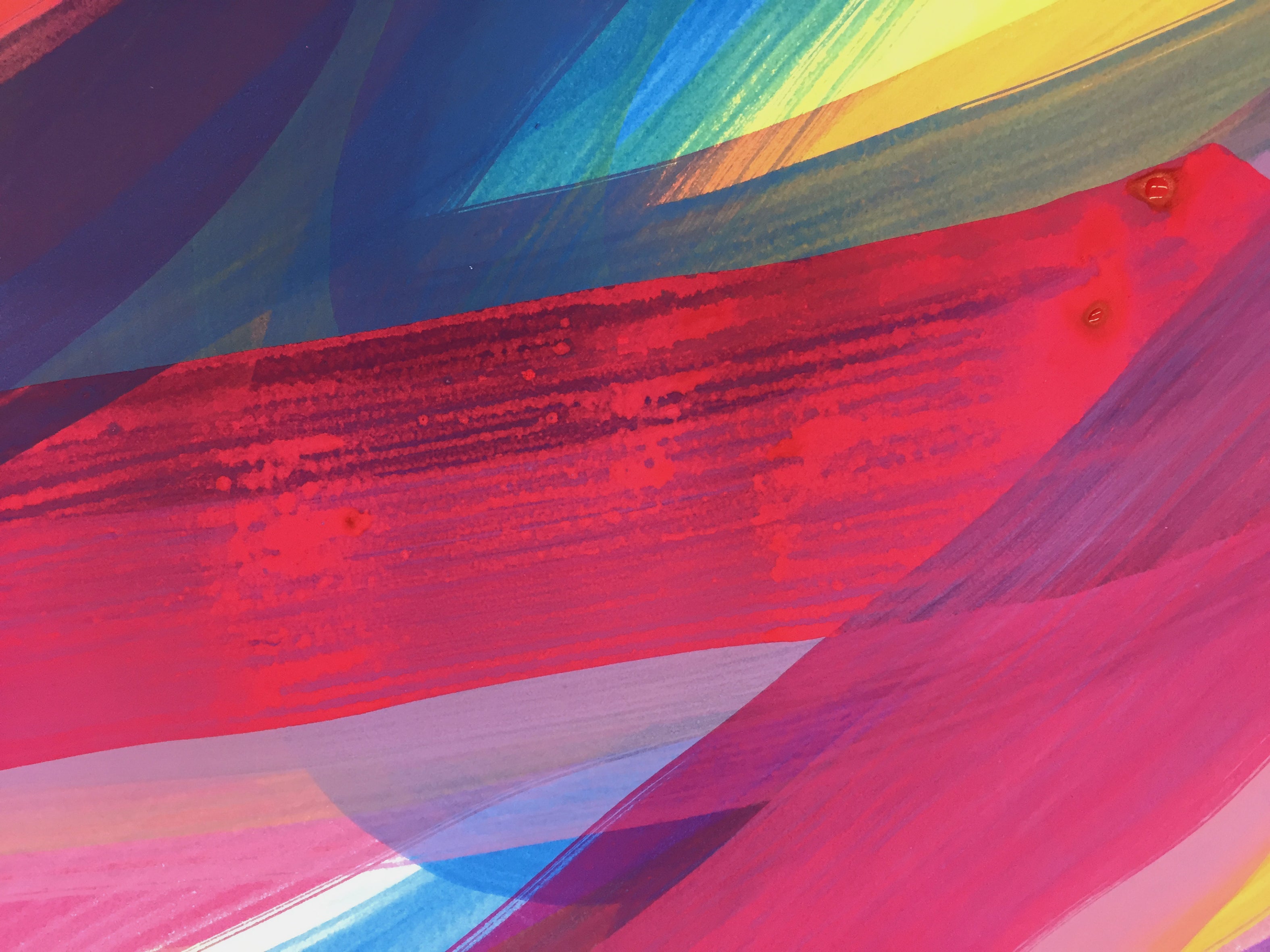 Artwork by Leon Phillips, Vermont 5, Made of Gouache on Fabriano hot press paper 