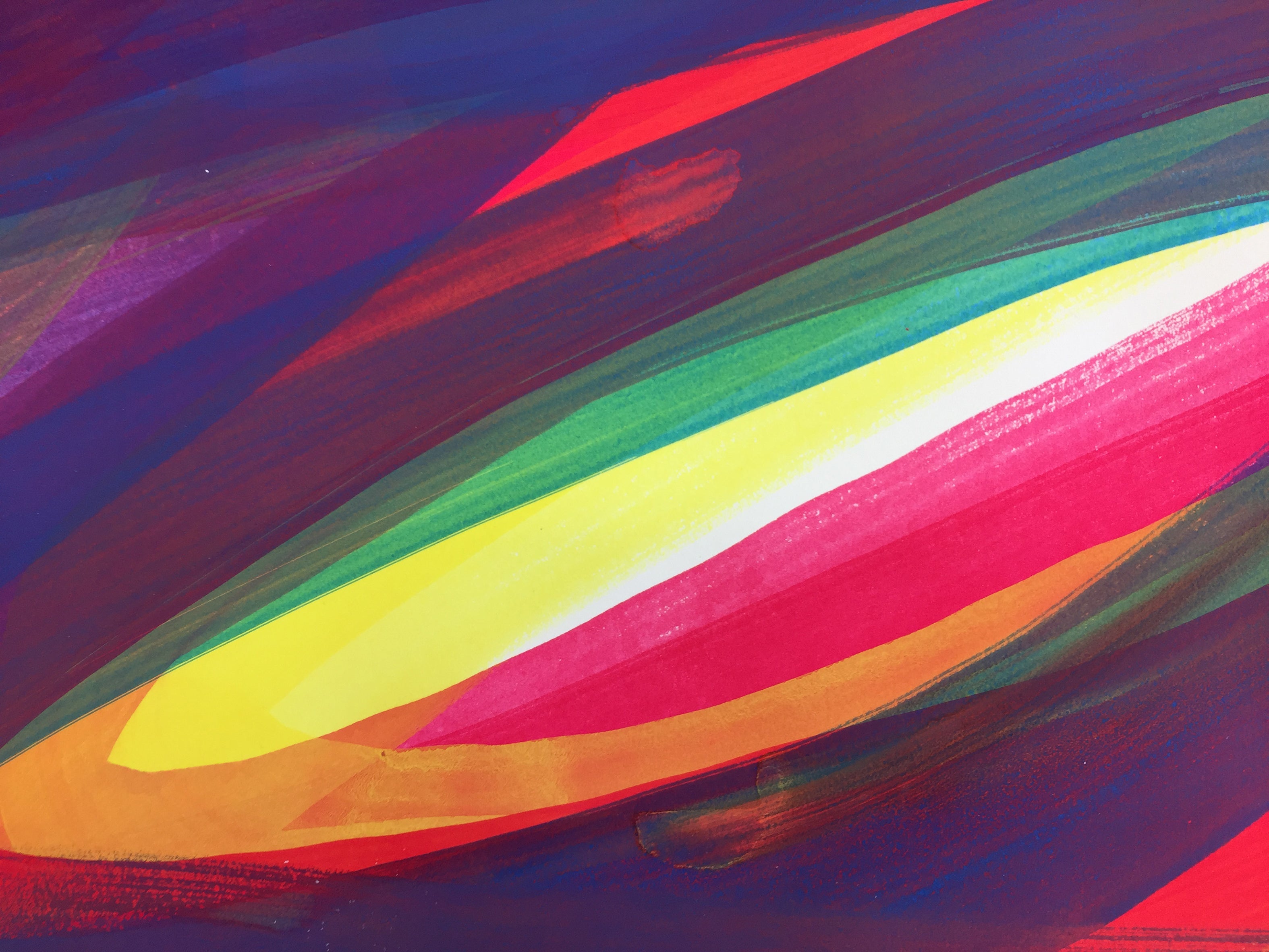 Artwork by Leon Phillips, Vermont 5, Made of Gouache on Fabriano hot press paper 