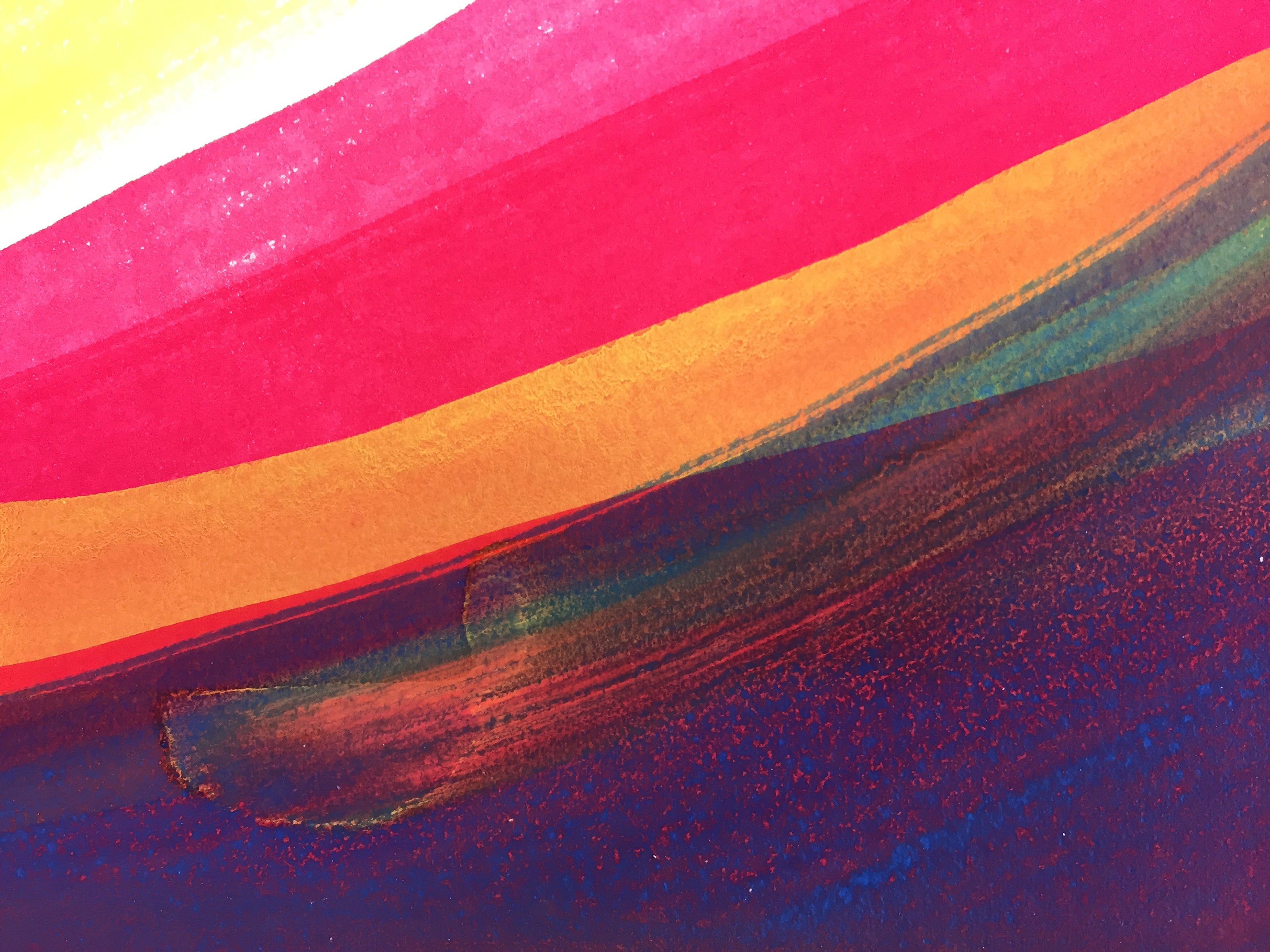 Artwork by Leon Phillips, Vermont 5, Made of Gouache on Fabriano hot press paper 