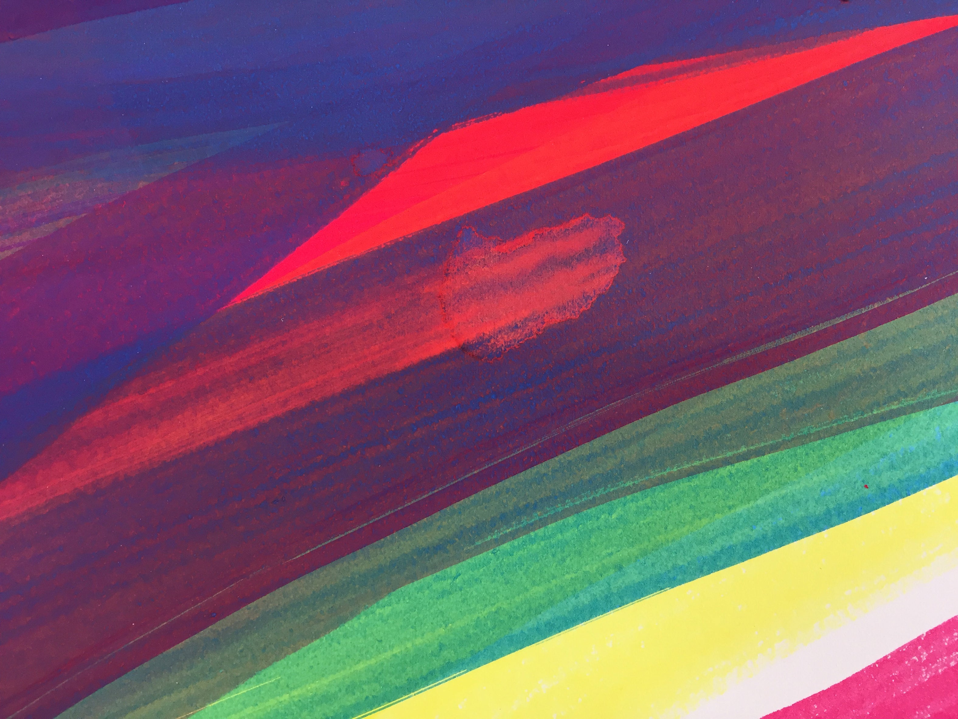 Artwork by Leon Phillips, Vermont 5, Made of Gouache on Fabriano hot press paper 