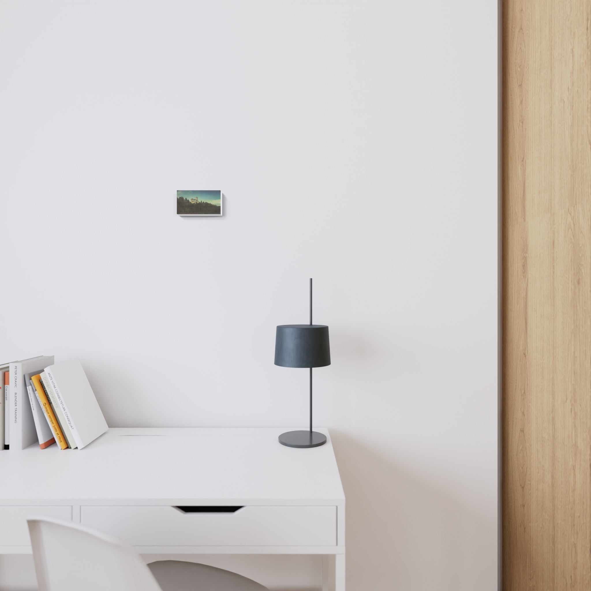 Artwork by Leopold Strobl, Untitled, Made of Pencil, coloured pencils on newsprint, mounted on paper 