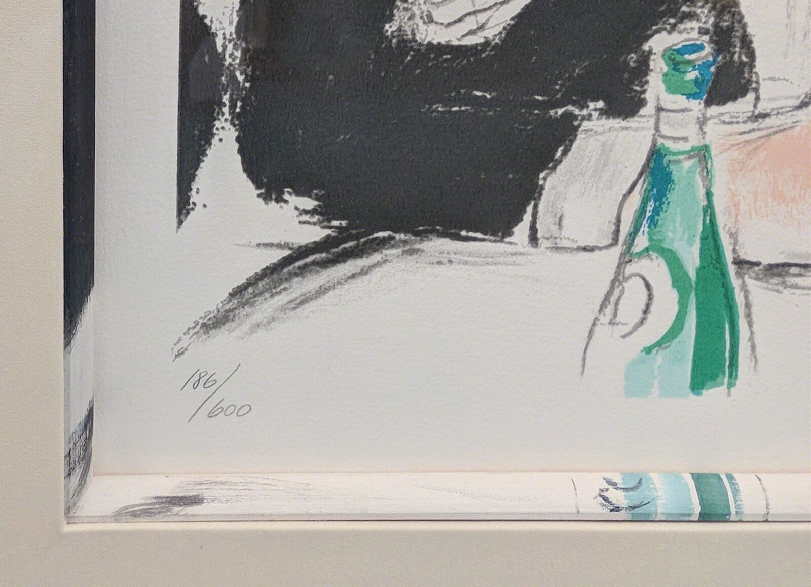 Artwork by LeRoy Neiman, CELEBRITY NIGHT AT SPAGO, Made of Serigraph 