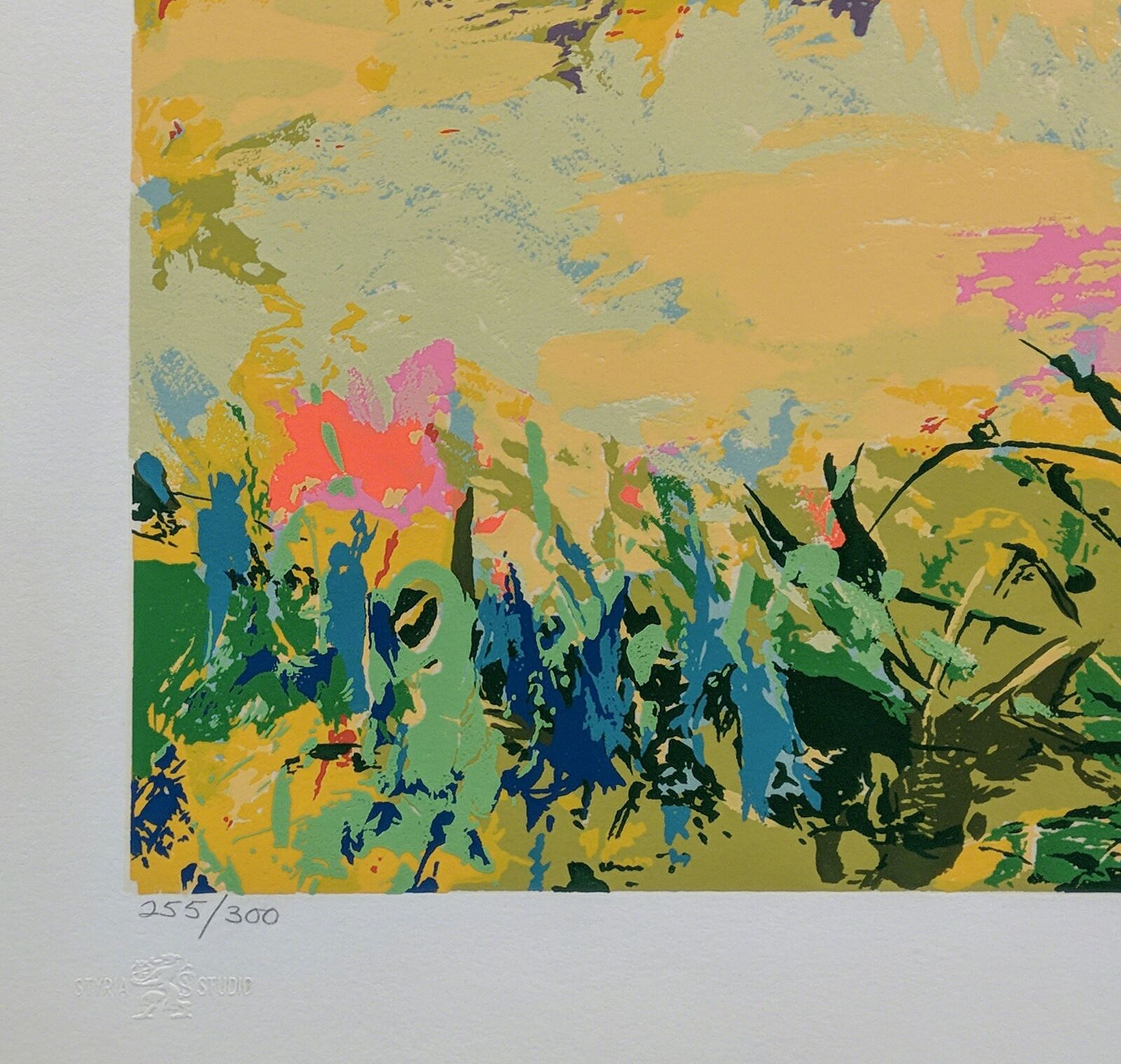 Artwork by LeRoy Neiman, DELACROIX'S TIGER, Made of Serigraph 