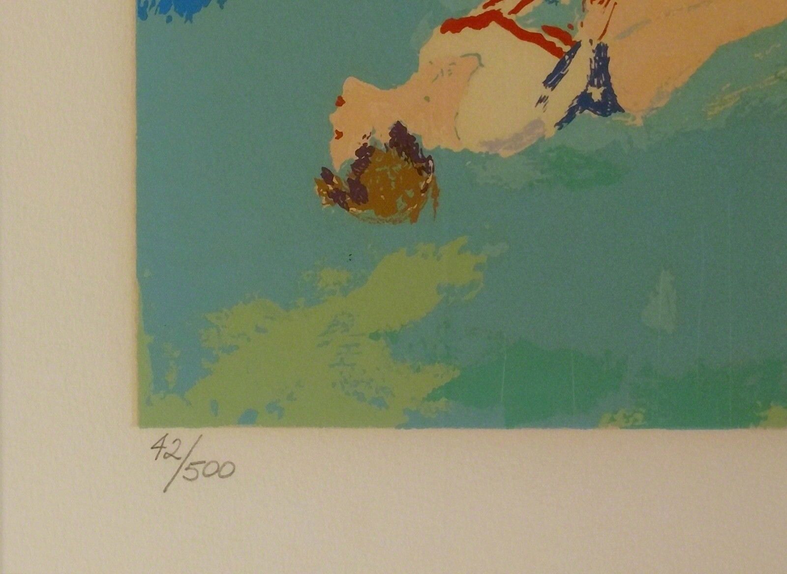 Artwork by LeRoy Neiman, GOLDEN GIRL, Made of Serigraph 