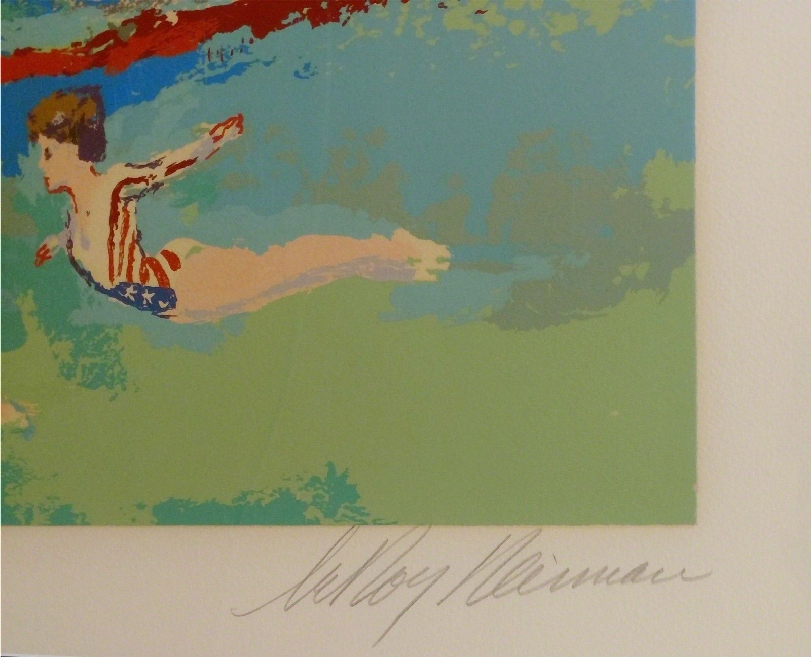 Artwork by LeRoy Neiman, GOLDEN GIRL, Made of Serigraph 
