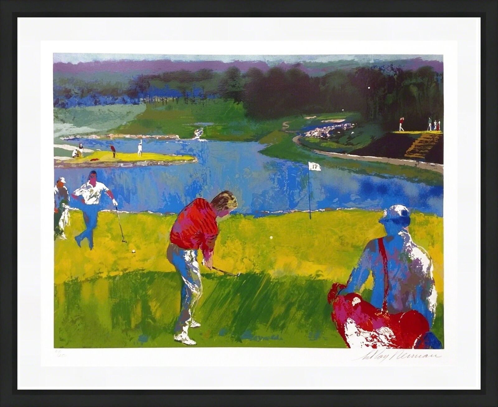 Artwork by LeRoy Neiman, MYSTIC ROCK, Made of Serigraph 