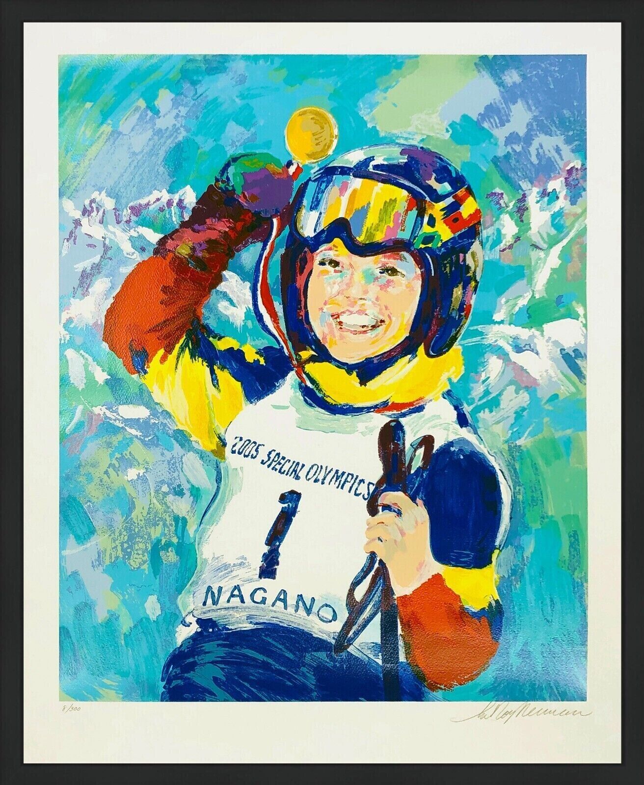 NAGANO 2005 SPECIAL OLYMPICS by LeRoy Neiman, circa 2005