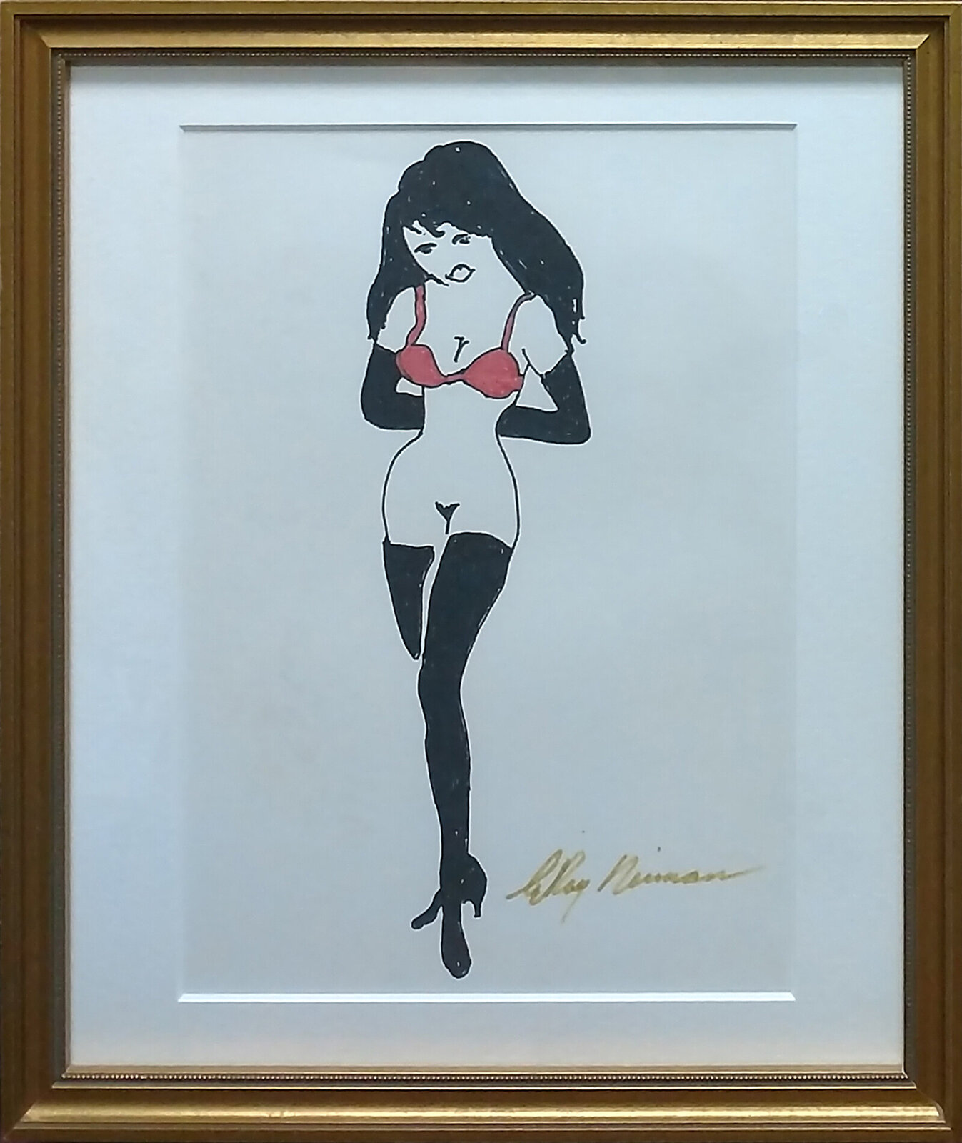 Femlin (Original Drawing) by LeRoy Neiman, circa 1965