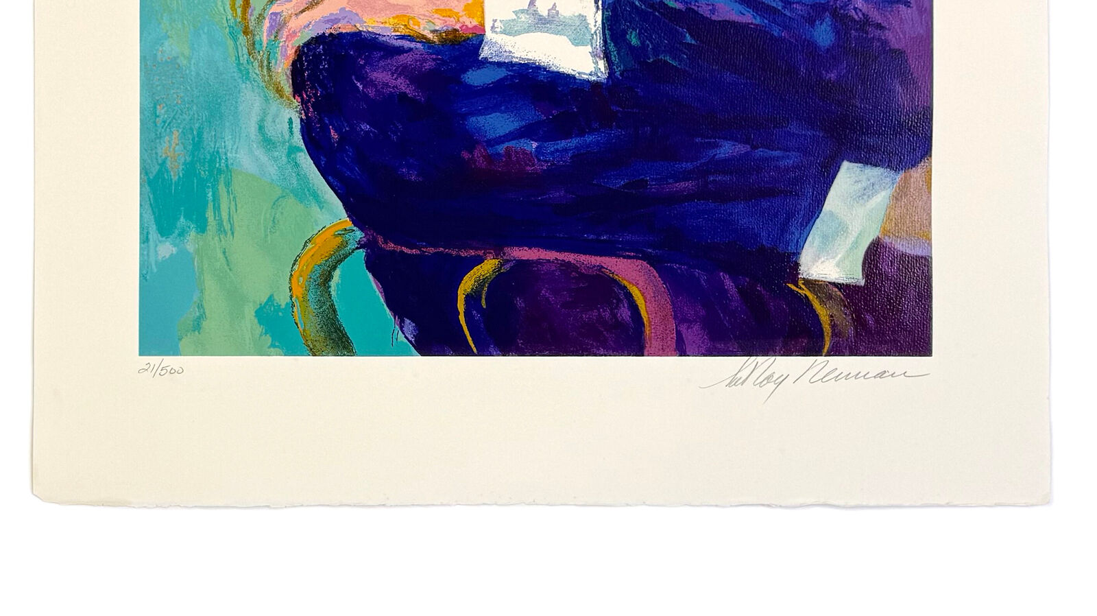 Artwork by LeRoy Neiman, Frank Sinatra - The Voice (large hand signed serigraph), Made of Serigraph 