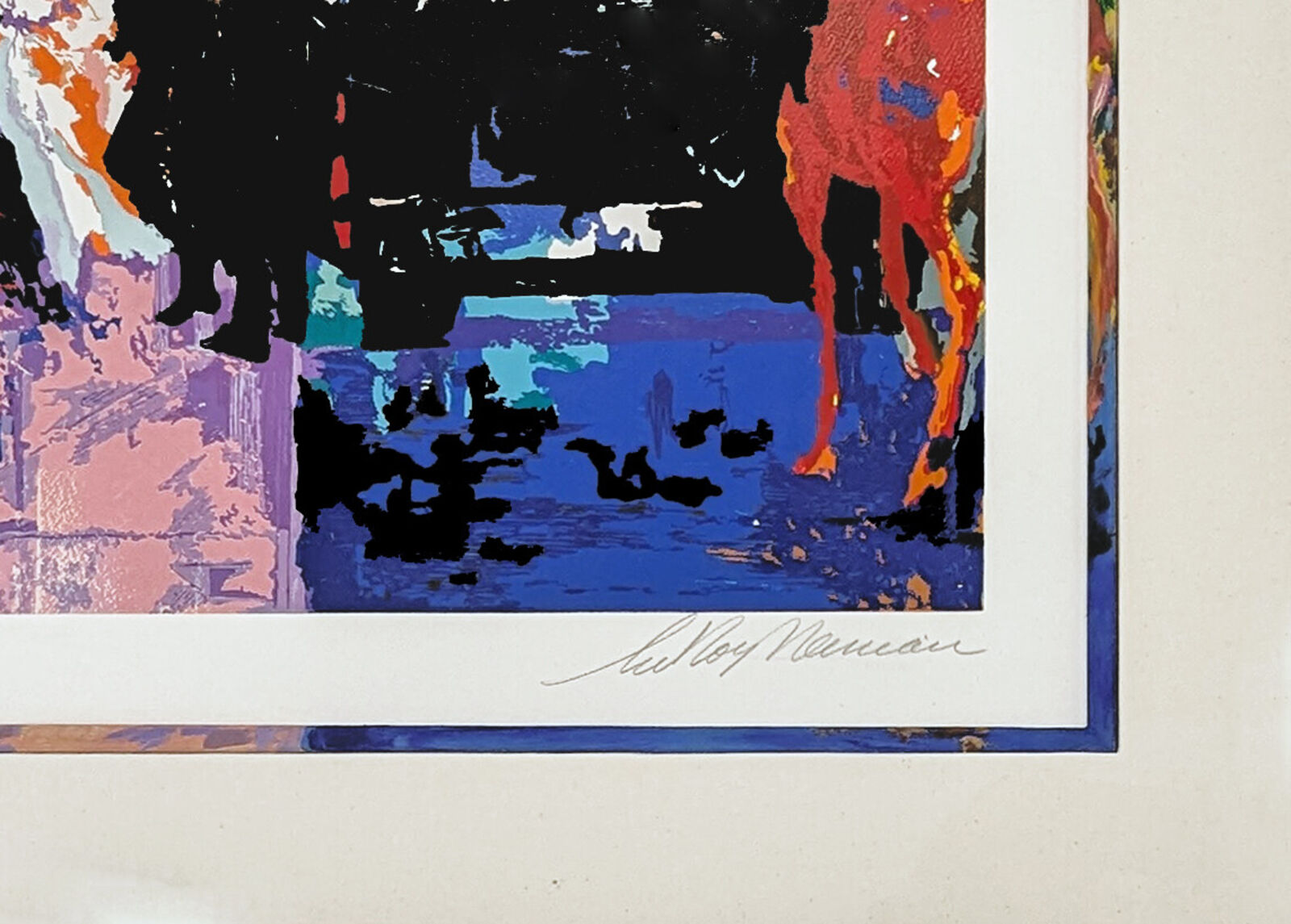 Artwork by LeRoy Neiman, Opening Night On Broadway, Made of Serigraph 