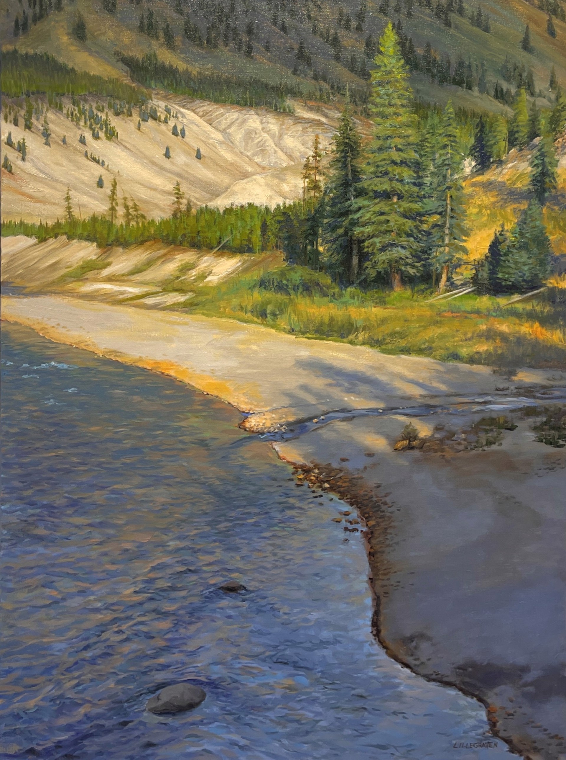 The Yellowstone Near Tower Fall