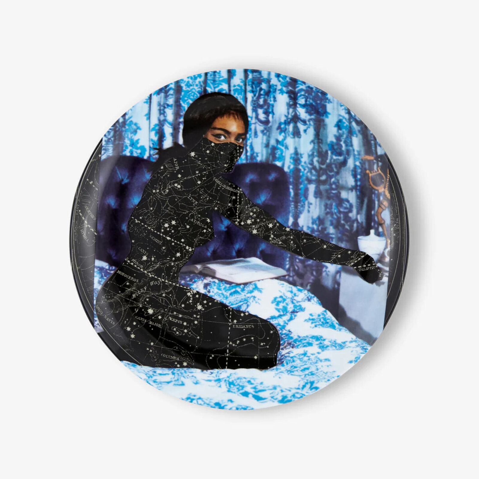 Artwork by Lorna Simpson, Connected (detail), 2023, Made of Fine bone china 