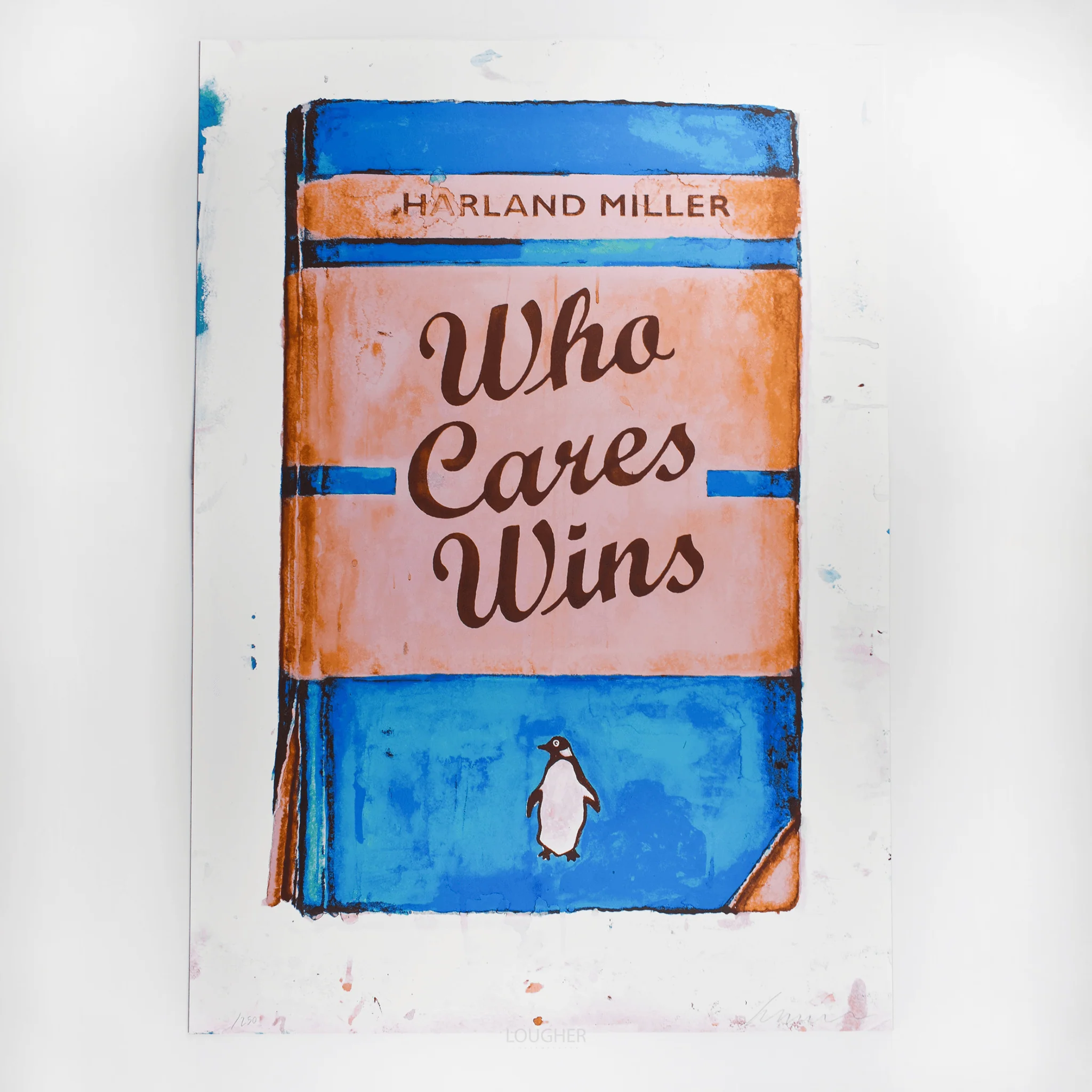 Who Cares Wins by Harland Miller, 2020