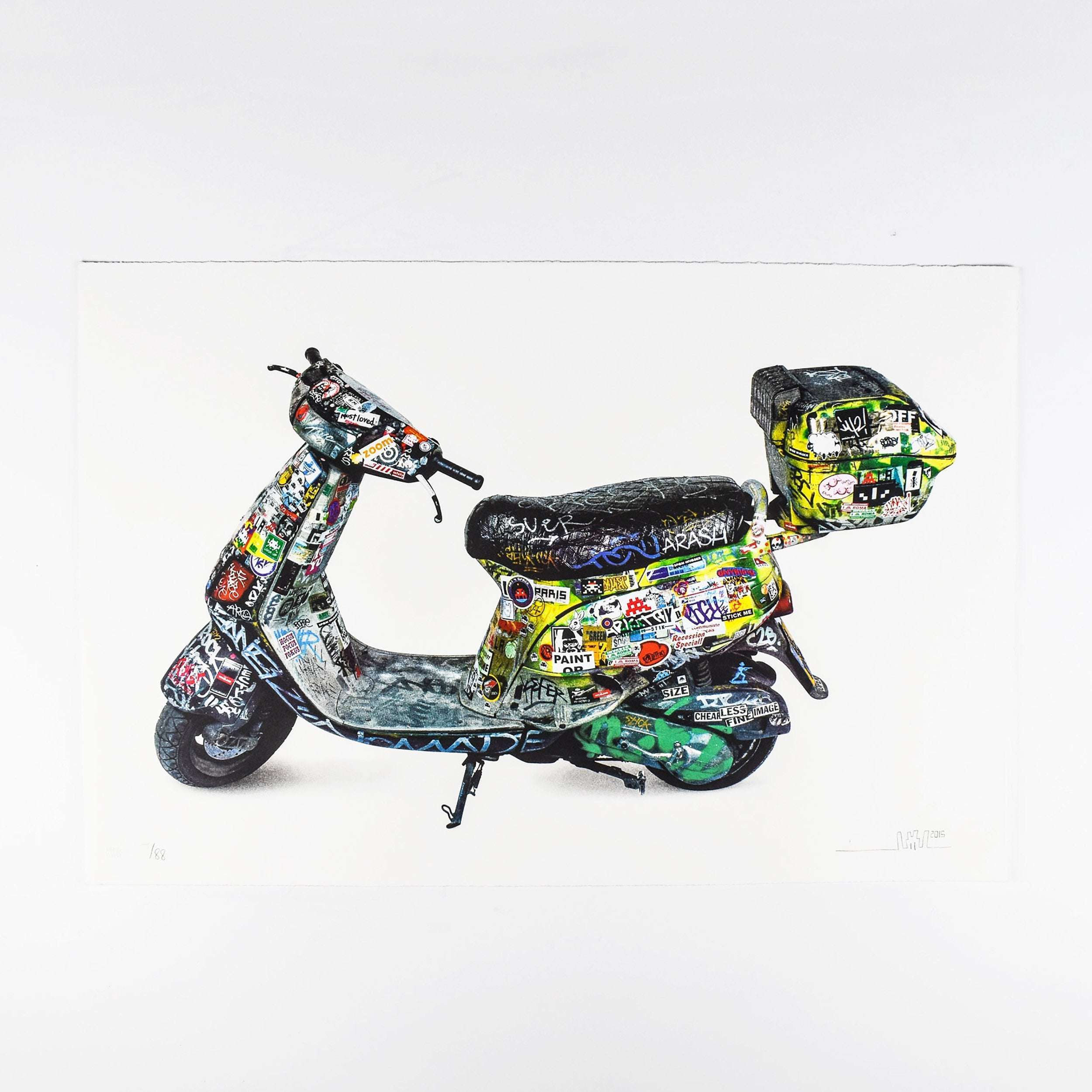 Scooter by Invader, 2015