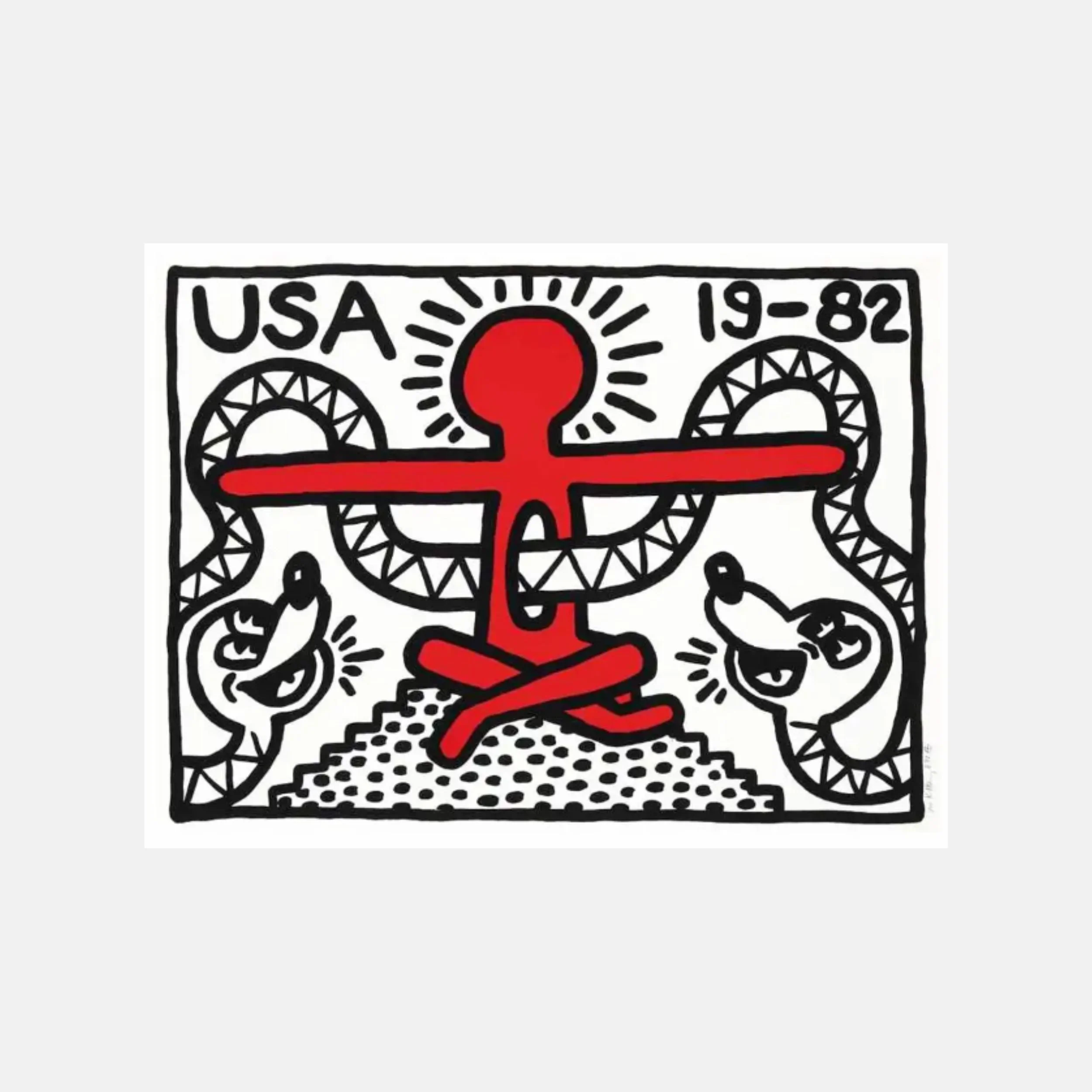 USA by Keith Haring, 1982