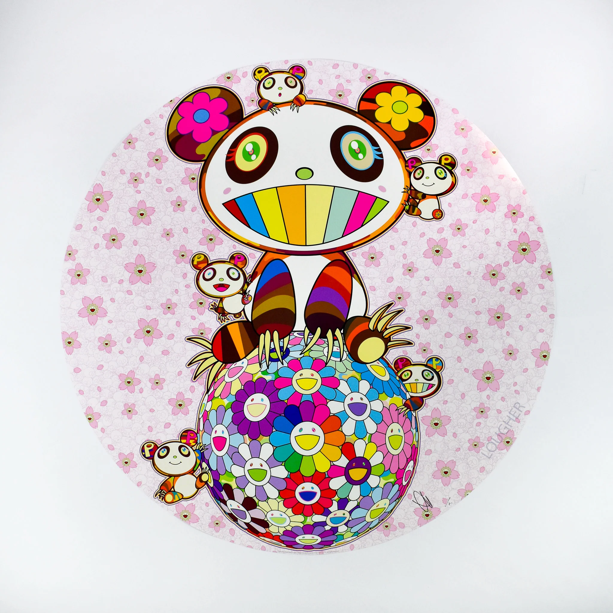Sakura and Panda by Takashi Murakami, 2020