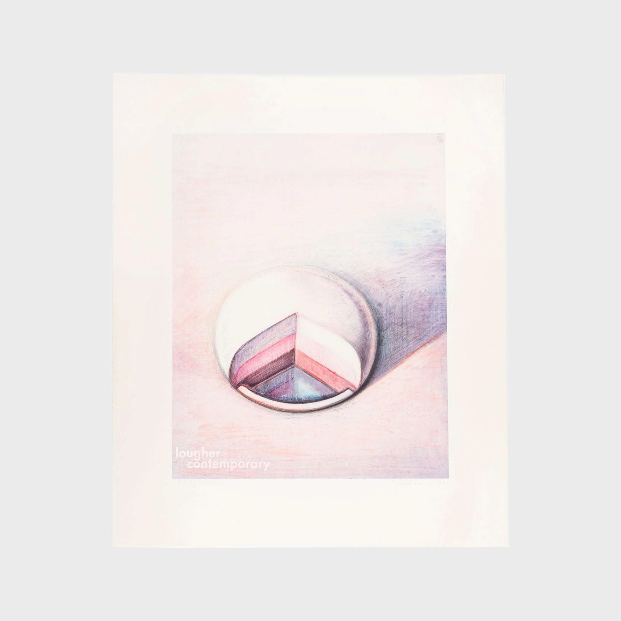 Neapolitan Pie by Wayne Thiebaud, 1990