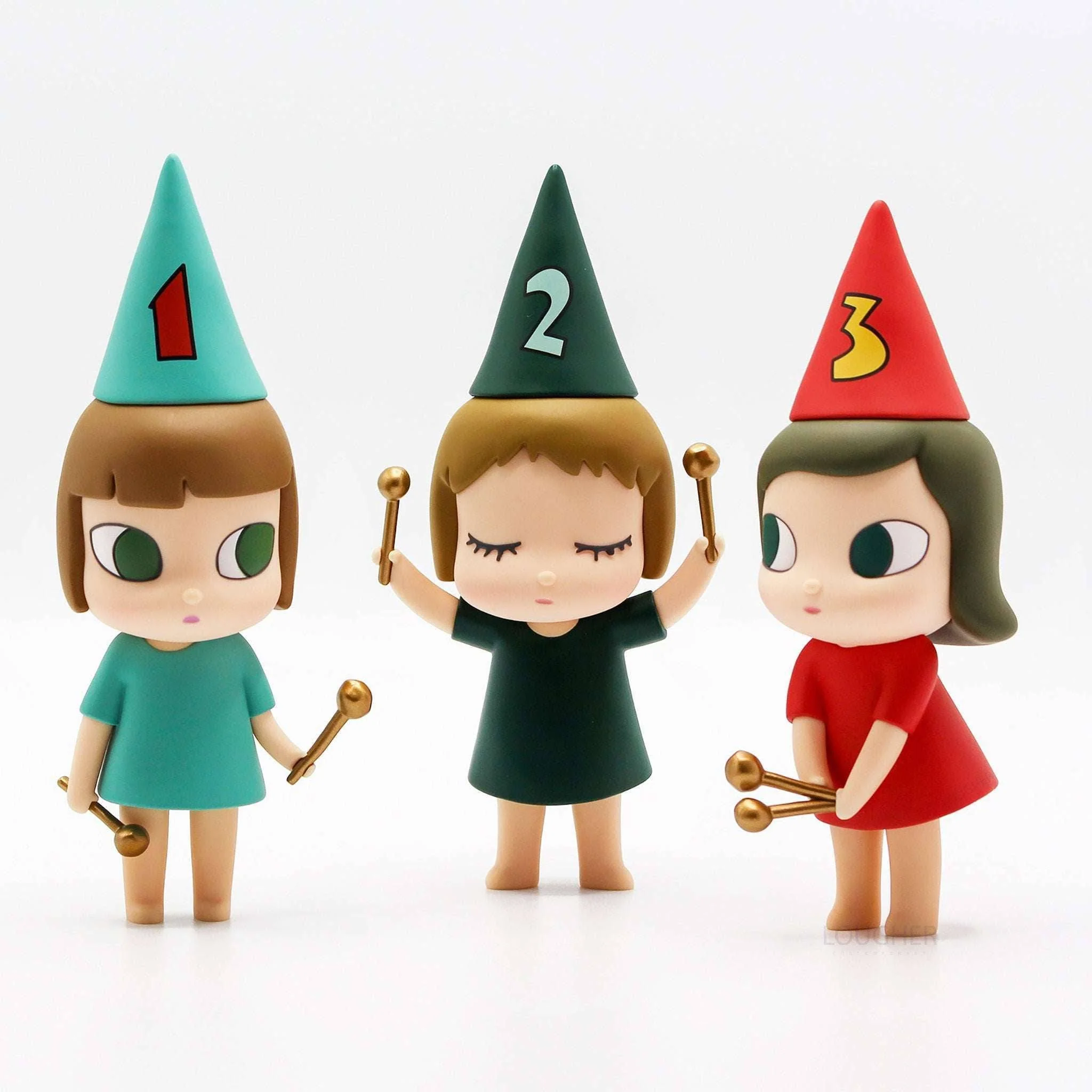 123 Drumming Girls by Yoshitomo Nara, 2020