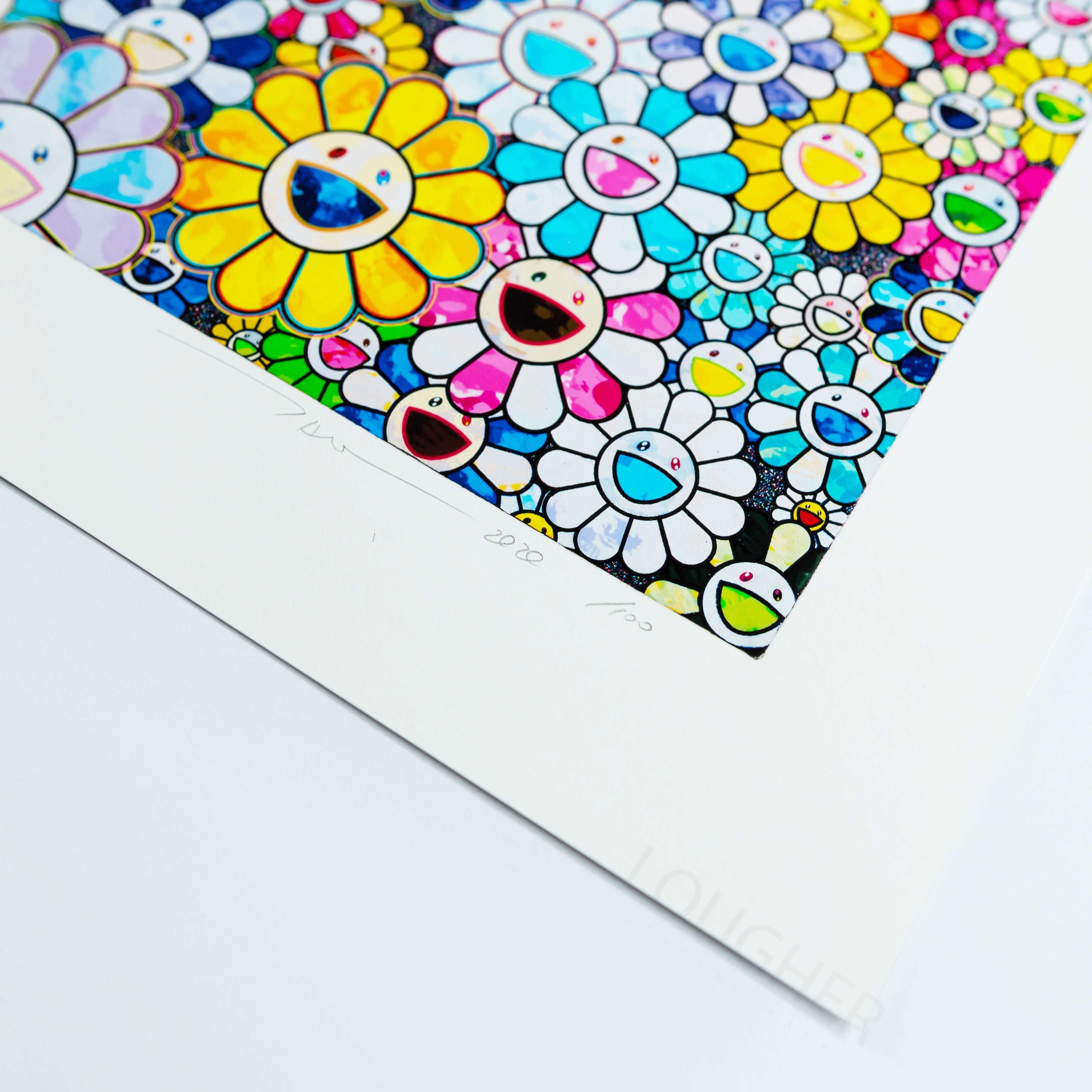 Flowers with Smiley Faces