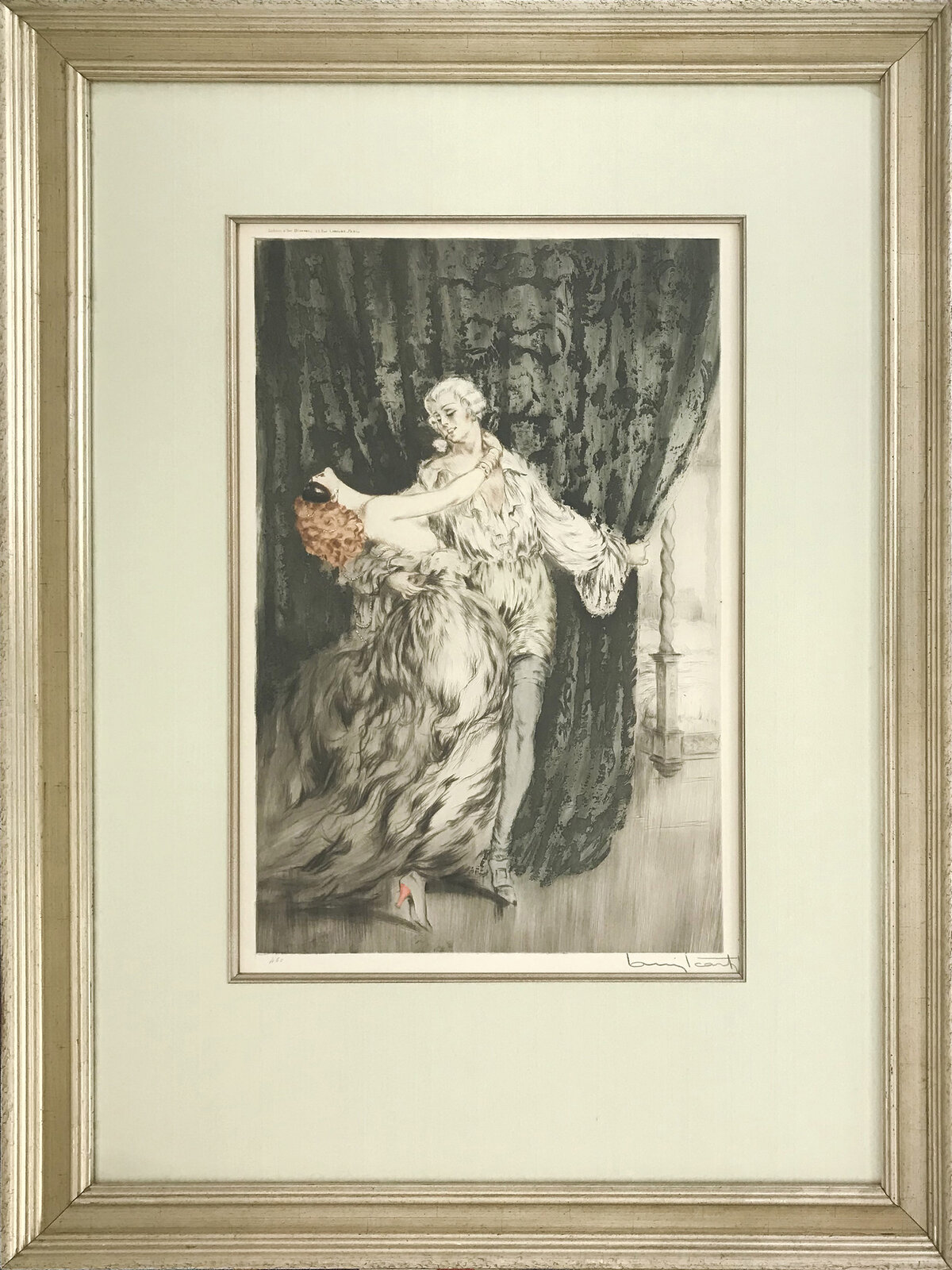 Artwork by Louis Icart, Casanova, Made of Etching In Colors 