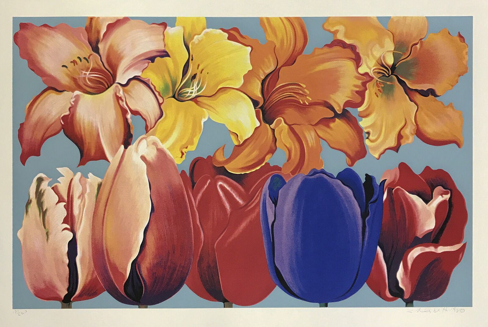 ISLAND OF FLOWERS by Lowell Nesbitt, 1980