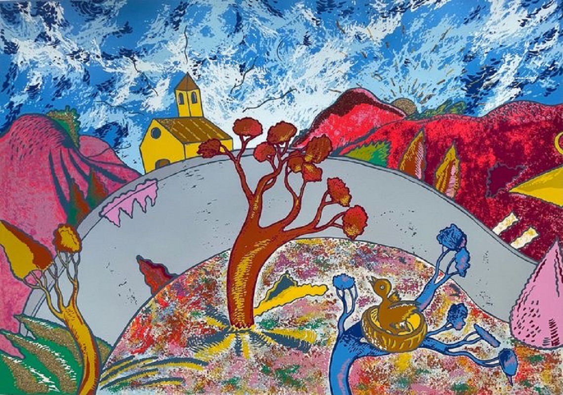 Collina rossa by Luca Alinari, 1995