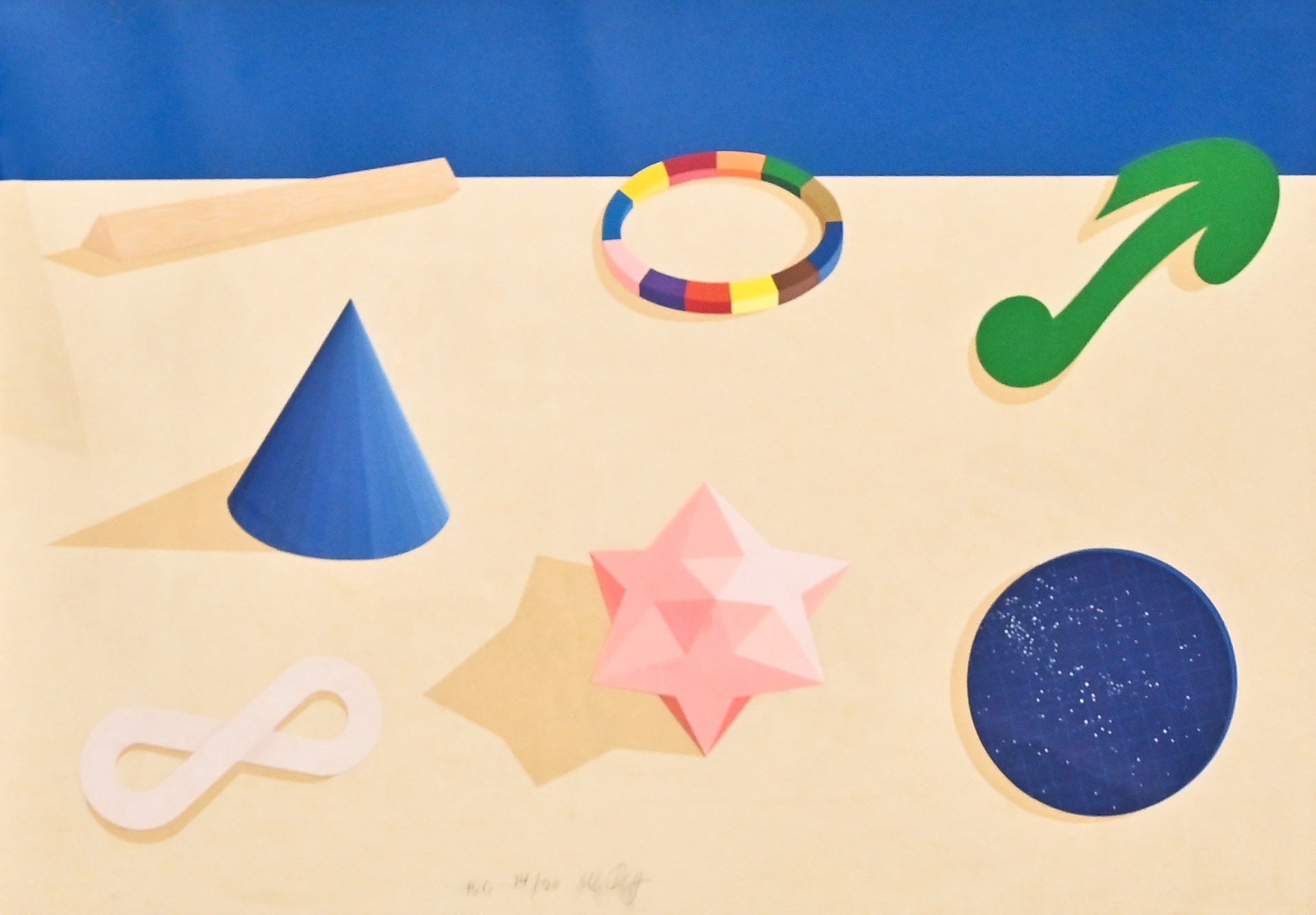 Artwork by Lucio del Pezzo
