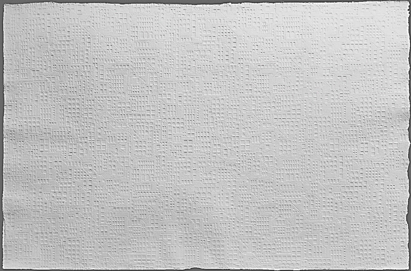 Artwork by Luigi Mainolfi, Città bianca, Made of Etching 