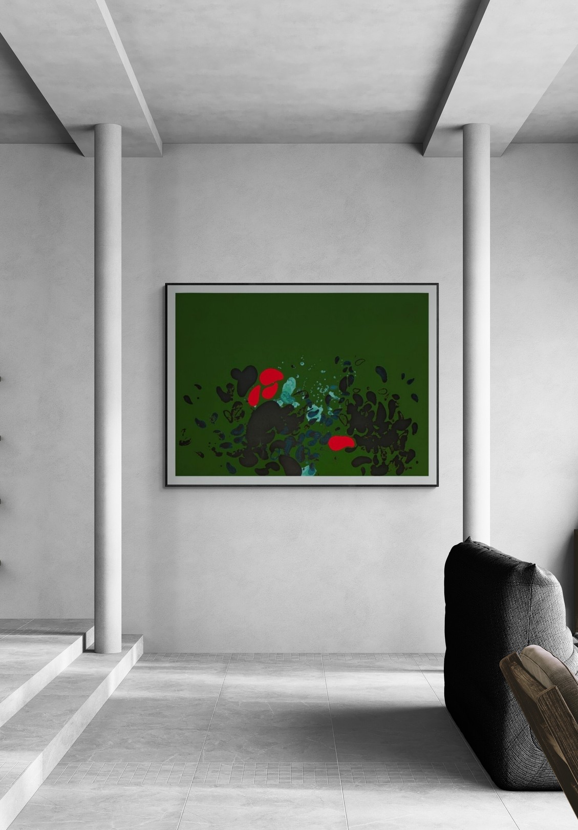 Artwork by Luigi Mainolfi, Cozze, Made of Screen Print 